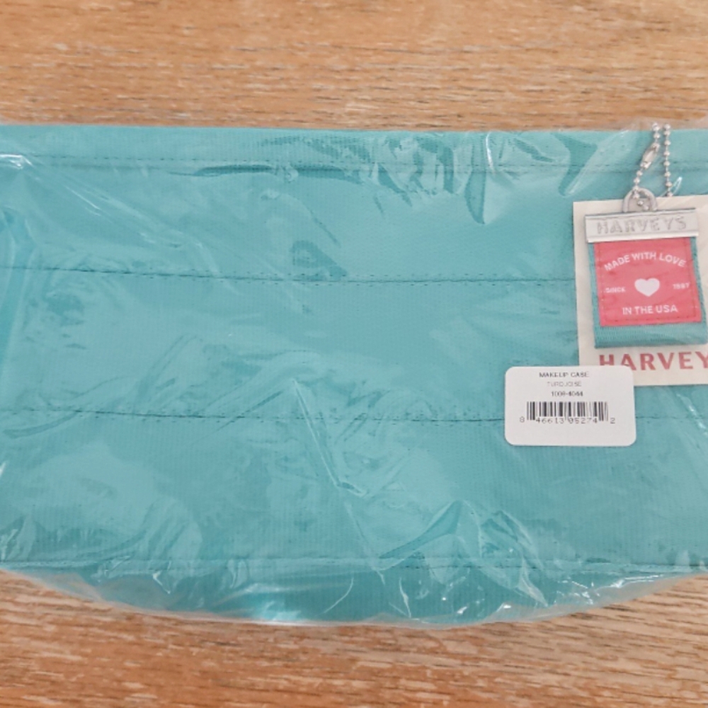 Harvey's Makeup Case/ Bag Turquoise
